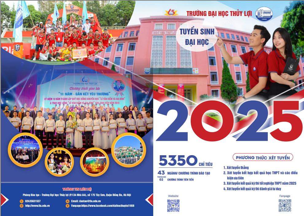 Khoa Kinh tế và Quản lý trường Đại học Thủy Lợi thông báo tư vấn tuyển sinh 2025